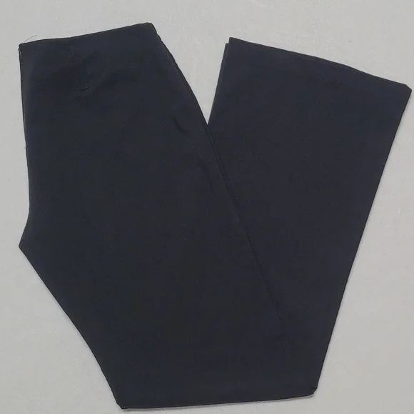 Goth Rare Vintage 90s Speechless Black Low Waisted Wide Belt Loop Wide Leg Pants - Picture 3 of 11